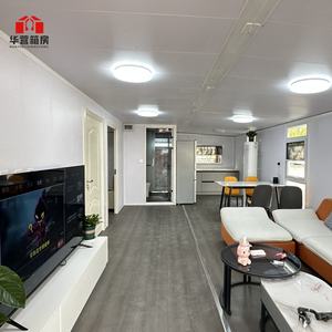 Imperméable à l'eau préfabriqué 40Ft 20Ft Extensible Pavillon Conteneur Maison Préfabriquée Villa Portable Maison Construction <span class=keywords><strong>Immobilier</strong></span> - Product Image 4