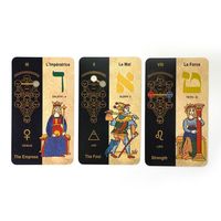 5781 Jeu de Tarot Kabbalah Avancé Anglais Personnalisable Bestseller Transfrontalier pour la Lecture du Tarot
