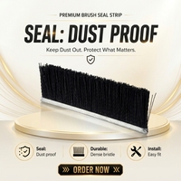 Brosse d'étanchéité de porte anti-poussière personnalisée |   Bande de sécurité anti-pincement pour portes coulissantes |   Accessoires d'étanchéité industrielle