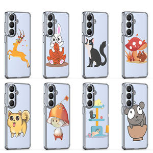 Nouvel arrivage Coque transparente à dessin coloré pour Samsung <span class=keywords><strong>Galaxy</strong></span> S26 Couverture de téléphone portable antichoc en acrylique transparent - Product Image 1