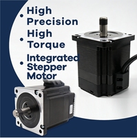 NEMA 8/14/17/23/24/34 RS485 Modbus RTU Motor Stepper Terintegrasi Cerdas dengan Encoder Absolut Satu Putaran Tanpa Sensor Mode Torsi Pengaturan Kembali Otomatis