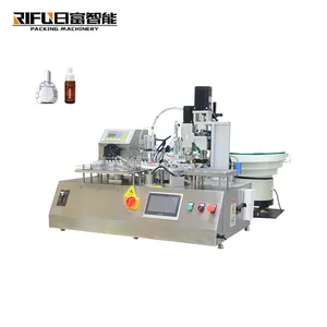 Automatic bottle desktop filling and capping machine vial filling and capping machine