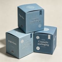 Carpeta de Cartón Blanca con Logotipo Personalizado, con Bolsillos, para Cosméticos y Cuidado de la Piel, Cajas Reciclables para Regalos, Venta al Por Mayor