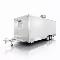 Remolque de Comida Rápida Móvil para Pizza, Hot Dogs y BBQ, Totalmente Equipado, con Ventana, en Venta en EE. UU.