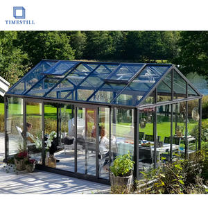 Cour chinoise moderne Jardin Sun Room Cercle d'affaires Magasins transparents avec isolation phonique Salle de soleil en verre trempé - Product Image 2