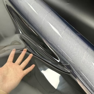 Rollo de Lámina de Vinilo Transparente, PVC Flexible de Alta Resistencia, Acabado Brillante y Liso para Protección de Mesas y Muebles - Product Image 1