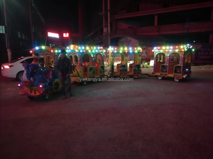 <span class=keywords><strong>Tren</strong></span> Eléctrico Sin Rieles KANGYA ET01, Atracción Turística Eléctrica para Exteriores, Sin Rieles, para Parques Infantiles, Capacidad >500kg, Gran Venta - Product Image 5