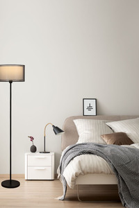 Lámpara de pie nórdica para sala de estar, sofá lateral, luz Retro <span class=keywords><strong>americana</strong></span>, dormitorio de lujo, estudio, lámpara de pie Vertical - Product Image 6