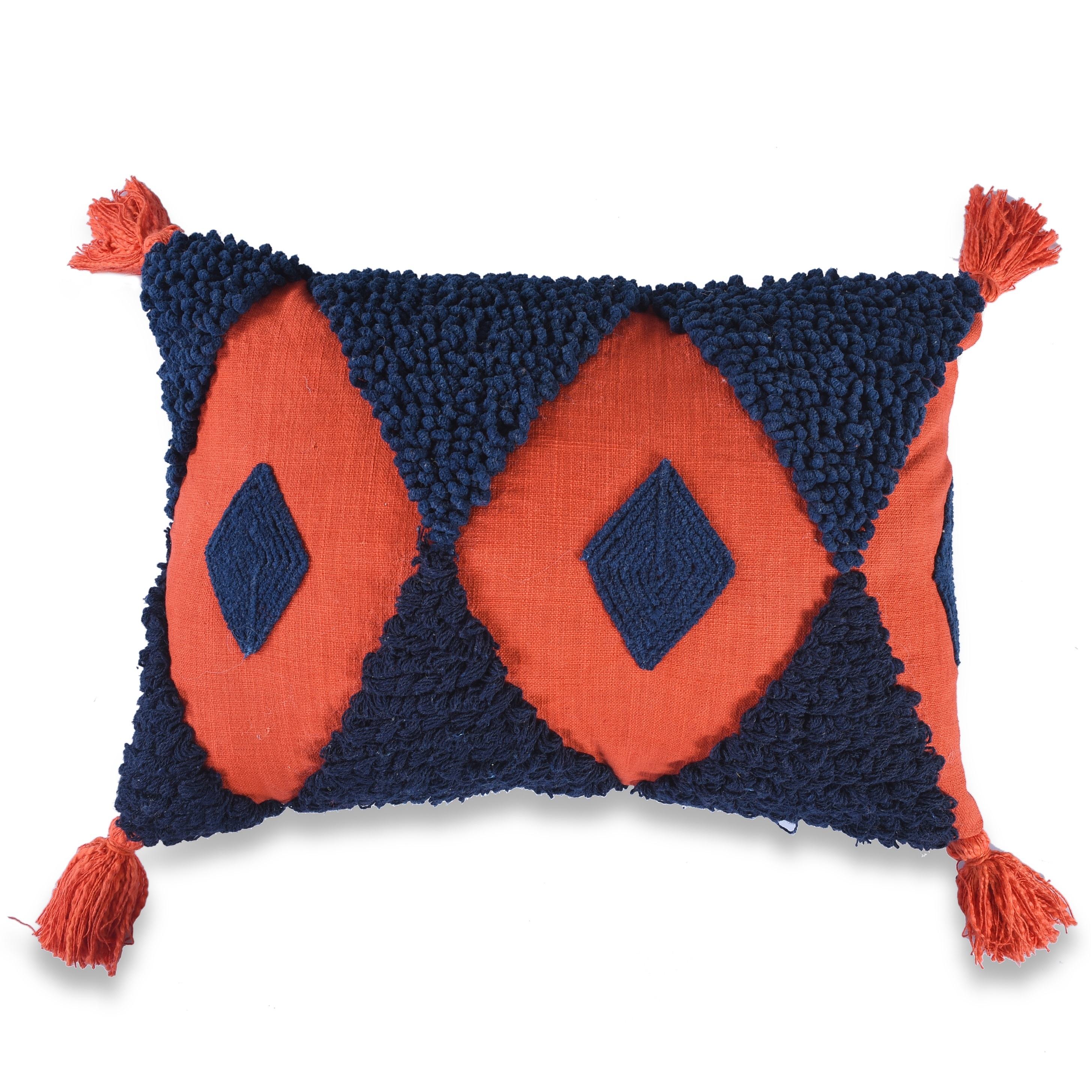 Indigo Blue and Orange