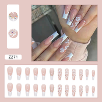 Uñas Postizas de Alta Calidad con Diseño de Diamante en Forma de Almendra Ovalada, Precio de Fábrica, Proveedores de Uñas Postizas al por Mayor