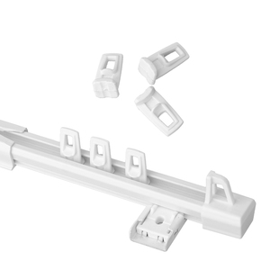 La decorazione domestica dell'ospedale ha fatto la pista flessibile della tenda del soffitto montata Hardware della tenda della striscia del <span class=keywords><strong>Pvc</strong></span> <span class=keywords><strong>scorrevole</strong></span> S piega del <span class=keywords><strong>Pvc</strong></span> - Product Image 4