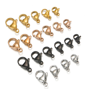 Fermoirs Mousquetons en Acier Inoxydable Grandes pour Bracelets, Connecteurs, Fournitures <span class=keywords><strong>de</strong></span> Bricolage et Bijouterie - Product Image 2