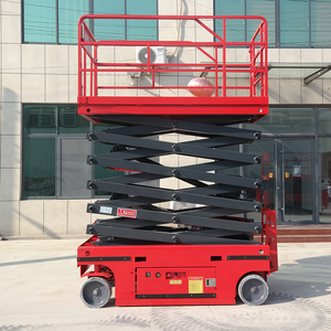Plataforma Elevadora de Tijera Móvil Hidráulica de 12m/16m con Batería, Elevador de Personal Portátil de 12m - Product Image 5
