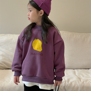 Venta al por mayor <span class=keywords><strong>2023</strong></span> <span class=keywords><strong>Otoño</strong></span> <span class=keywords><strong>Invierno</strong></span> <span class=keywords><strong>Mango</strong></span> Fruit Print Niños Niñas Sudadera - Product Image 2