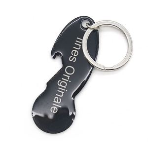 Porte-clés décapsuleur et ouvre-chariot de courses avec code QR Super Women - Product Image 4