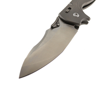 Poignée en alliage de titane de haute qualité couteau pliable Camping en plein air tactique M390 couteau de poche