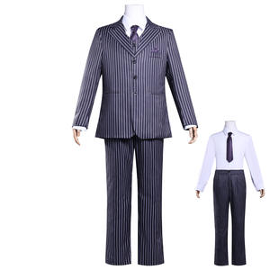 Disfraz de Cosplay de <span class=keywords><strong>la</strong></span> <span class=keywords><strong>Familia</strong></span> <span class=keywords><strong>Addams</strong></span> Temporada 2 para Halloween, Traje de Gomez para Adultos, Serie de TV, Tipo de Personaje Echo, Poliéster - Product Image 1