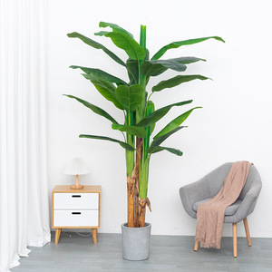 Bon <span class=keywords><strong>prix</strong></span>, arbre artificiel pour plantes en matériaux artificiels pour l'extérieur, <span class=keywords><strong>bananier</strong></span> artificiel artificiel tropical simulé à l'aspect naturel - Product Image 5