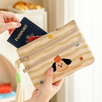 Nueva Bolsa de Viaje Impermeable de Oxford con Diseño de Dibujos Animados para Guardar Documentos, Pasaportes y Tarjetas de Identificación