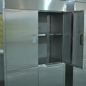 خزانة معدات مختبر العلوم الطبية من الفولاذ المقاوم للصدأ، خزانة تخزين للمختبرات بالنمط الأمريكي/الأوروبي للمدارس والمستشفيات - Product Image 4