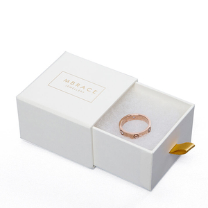 Personalized Cardboard Jewelry Box with Ribbon Embossed and Matt Laminated UV Coating-for Earrings Bracelets Necklaces - Product Image 4
