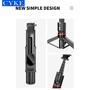 CYKE-Palo de selfi telescópico plegable, trípode con <span class=keywords><strong>Bluetooth</strong></span> inalámbrico, palo de selfi portátil de mano con Control remoto L12 - Product Image 5