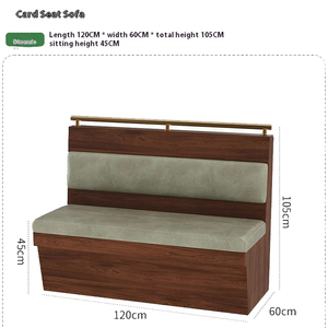 Nueva combinación de mesa y silla de madera maciza de Café Chino, tienda de repostería retro, postre, tienda de té de la leche, silla de ratán, mesa redonda pequeña - Product Image 6