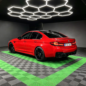 Interlocking <b>Plastic</b> <b>Floor</b> Tiles Square Textured Non Slip <b>Waterproof</b> Garage Shed Indoor Flooring <b>Mats</b> Colorful Modular Design - Product Image 4