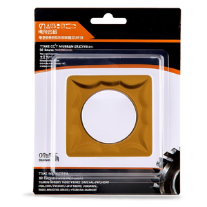 Plaquette de tournage TTAKE CCMT MX 80 degrés positive pour l'usinage des métaux - Product Image 1