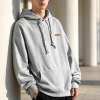 Sweat à capuche oversize unisexe léger et tendance avec logo – Vente en gros