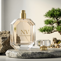 Flacon de parfum en verre de luxe avec boîte 30ml 50ml 100ml Emballage personnalisé Logo personnalisé Flacon en verre cosmétique OEM ODM Vente en gros