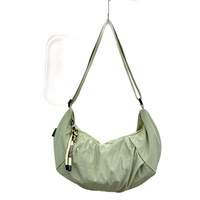 Nuevo Bolso Bandolera para Mujer, Tamaño Mediano, Gran Capacidad, Ligero, de Nailon, para Viajes Diarios, Casual, Estilo Dumpling