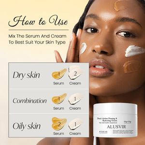 Crema <span class=keywords><strong>Viso</strong></span> Coreana Anti-Età a Doppia Azione con Vitamina C e Collagene, Siero Idratante Rassodante per il <span class=keywords><strong>Viso</strong></span> - Product Image 5