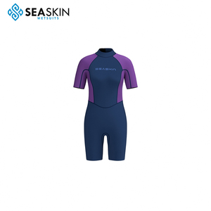 Seaskin 3/2 in Neoprene posteriore Zip Shorty muta subacquea per le <span class=keywords><strong>donne</strong></span> - Product Image 6