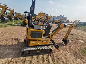 Mini-excavatrice compacte 1,2 tonne la mieux notée, prix de gros, auvent pliable, machine de construction durable, sortie d'usine - Product Image 6