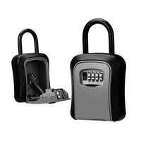 Caja de seguridad para llaves impermeable al por mayor, cajas de llaves de 4 dígitos, caja de seguridad segura para almacenamiento