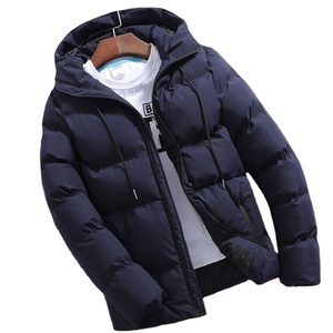 Chaqueta Casual Gruesa de Color Sólido Tallas Grandes para <span class=keywords><strong>Hombre</strong></span>, Ropa de Abrigo para Otoño e Invierno, Venta al por Mayor de Fábrica - Product Image 2