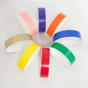 Bracelet jetable personnalisable vierge, imperméable, imprimé par transfert thermique, pour événements et festivals - Product Image 1