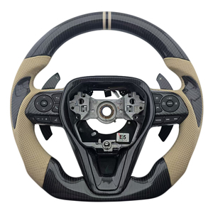 Global Best Seller Hycent High Quality Sports Leather Modification for High Forging Carbon LED Steering <b>Wheel</b> for Corolla - Product Image 1