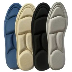 Semelles de course à coussin respirant en éponge 5D pour hommes et femmes Semelles de chaussures souples absorbant la sueur et les chocs