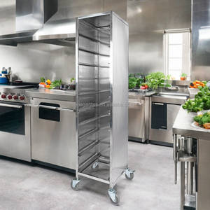 Commerciële Roestvrijstalen 1/1 Gn Pan Plank Plank <span class=keywords><strong>Trolley</strong></span> Bakken Brood Cake <span class=keywords><strong>Trolley</strong></span> Kar - Product Image 1