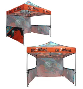 Tenda a baldacchino Pop-Up, tenda per riparo istantaneo commerciale, padiglione per tende per eventi pesanti, baldacchino impermeabile portatile pieghevole, con ruote