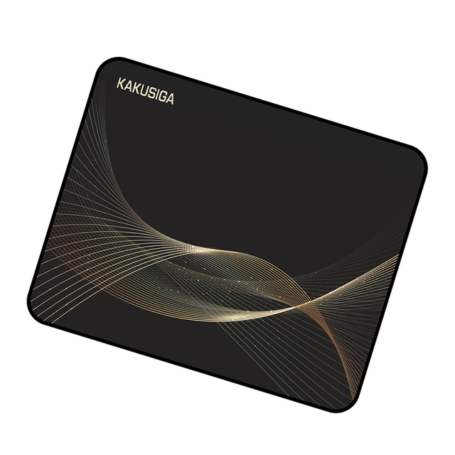 KAKUSIGA Low Price Computer Accessories KSC-1162 Fangcun Series Black Fashion Mouse Pad for Office/Gaming/Household