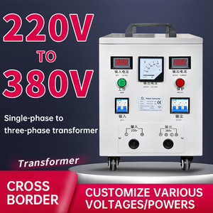 Convertidor de transformador de aislamiento elevador monofásico a trifásico de 220V a 380V 3KW - Product Image 2