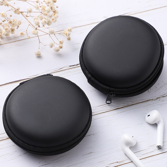 Fashion Headphone Storage Bags EVA Storage Box In-Ear Earphone Pouches Storage Case  for Headset Data Cables