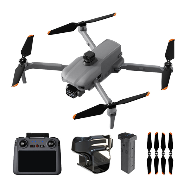 Professional Photography Drone 4K HD Camera Gimbal 6KM Auto Follow Long Range 10KM Transmission 5.5" Screen Omnidirectional