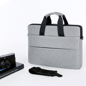 Sac pour ordinateur portable imperméable et antichoc, sacoche d'affaires, sac fourre-tout grande capacité, sac à bandoulière pour femme, école, bureau - Product Image 1