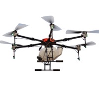 Châssis de drone agricole 6 axes 16L en fibre de carbone, plateforme UAV personnalisable OEM, kit de châssis multirotor pour l'agriculture