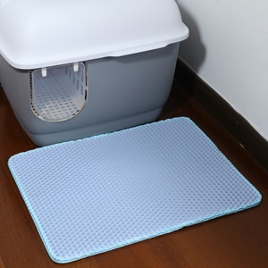 Alfombrillas para arena de gatos, nuevas alfombrillas de doble capa de EVA para filtrar arena de gatos, alfombrillas impermeables, alfombrillas de limpieza para mascotas, disponibles para venta al por mayor. - Product Image 4