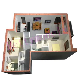 Interior Finish Of House Scale Model Customized Architecture and Furniture 3D physical model making